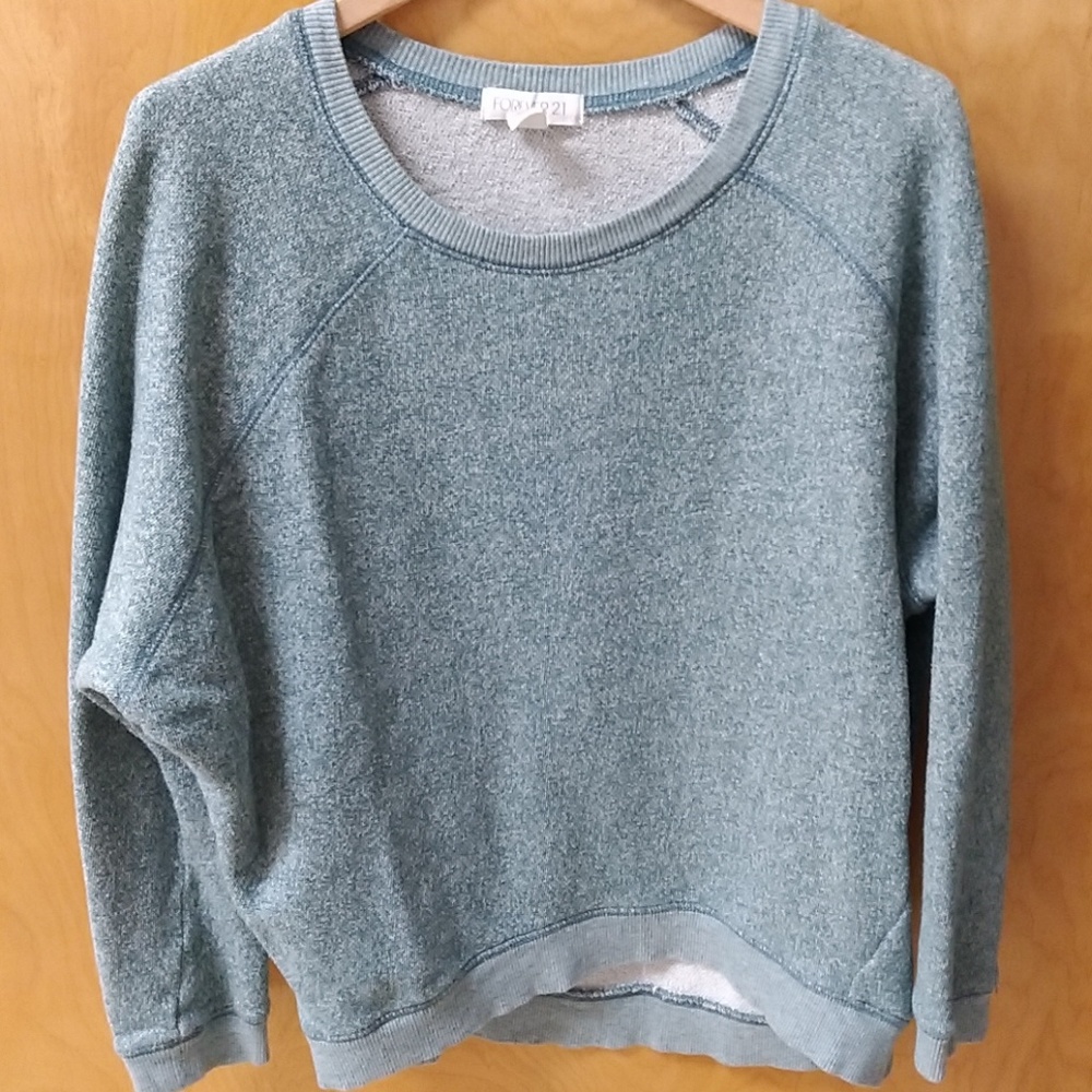 Forever 21 Womens Medium Turquoise Sweater